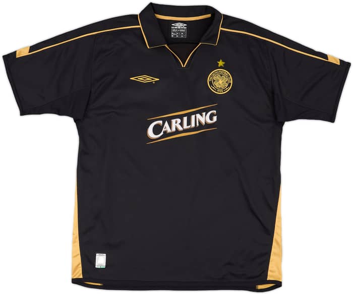 2003-04 Celtic Away Shirt Larsson #7 - 8/10 - (L)