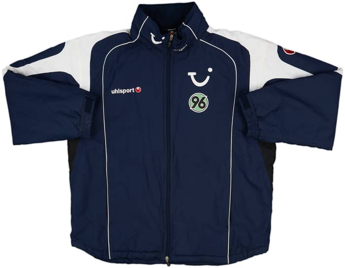 2002-03 Hannover 96 Uhlsport Padded Hooded Bench Coat - 8/10 - (XL)
