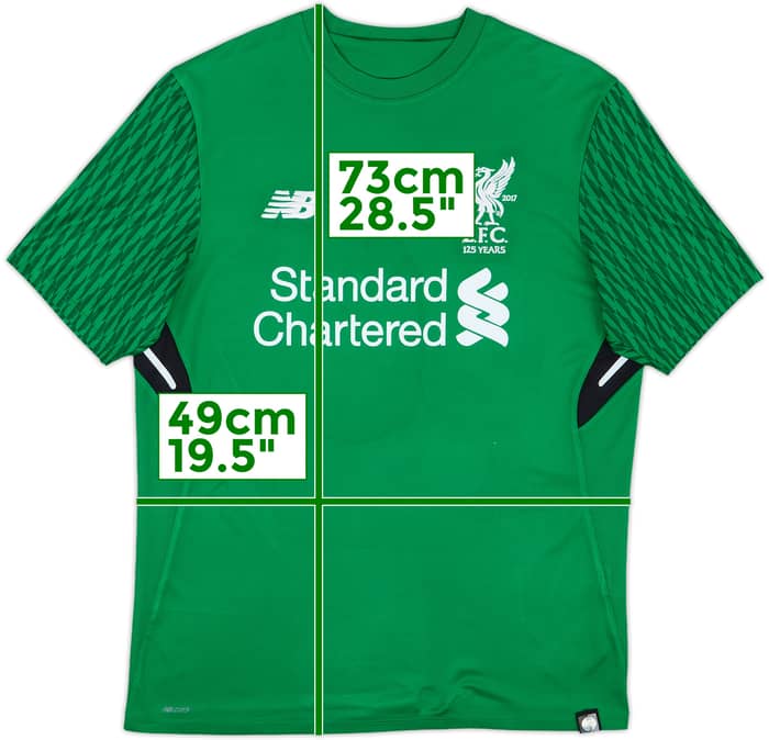 2017-18 Liverpool '125 Years' GK S/S Shirt - 7/10 - (M)