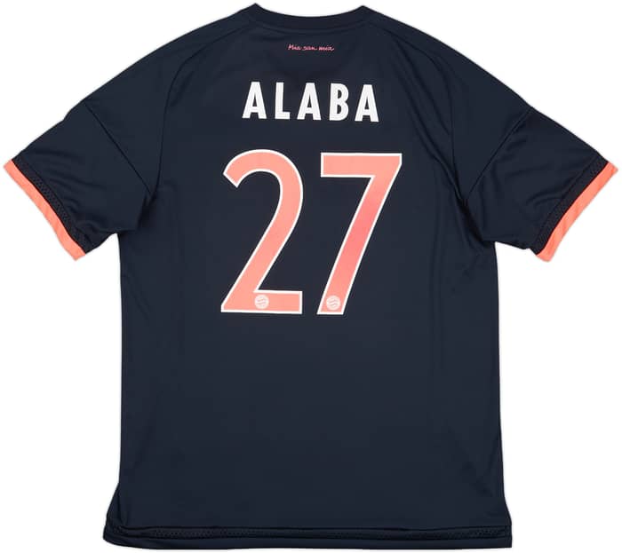 2015-16 Bayern Munich Third Shirt Alaba #27 - 8/10 - (L)