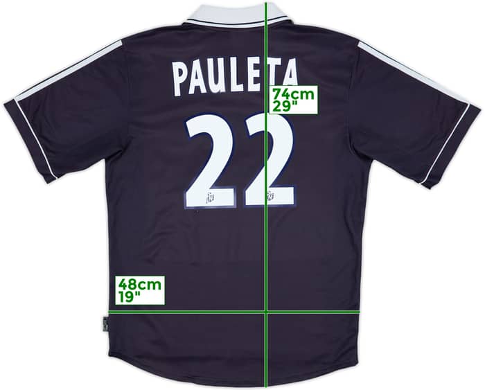 2000-01 Bordeaux Home Shirt Pauleta #22 - 8/10 - (L)