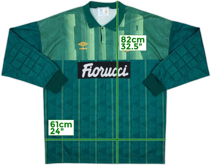 1991-92 Inter Milan GK Shirt - 8/10 - (XXL)