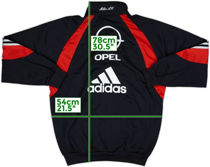 2003-04 AC Milan adidas Track Jacket - 7/10 - (M/L)