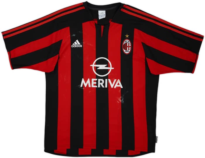 2003-04 AC Milan Home Shirt - 4/10 - (M)