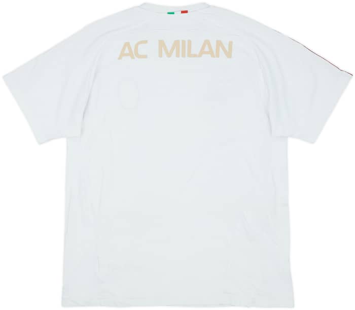 2010-11 AC Milan adidas Cotton Shirt - 8/10 - (M/L)