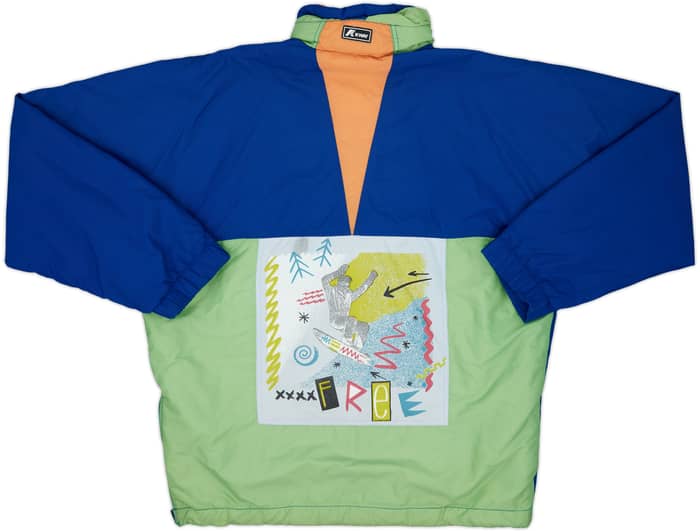 1992 Winter Olympics Hooded 1/4 Zip Rain Jacket - 8/10 - (S)