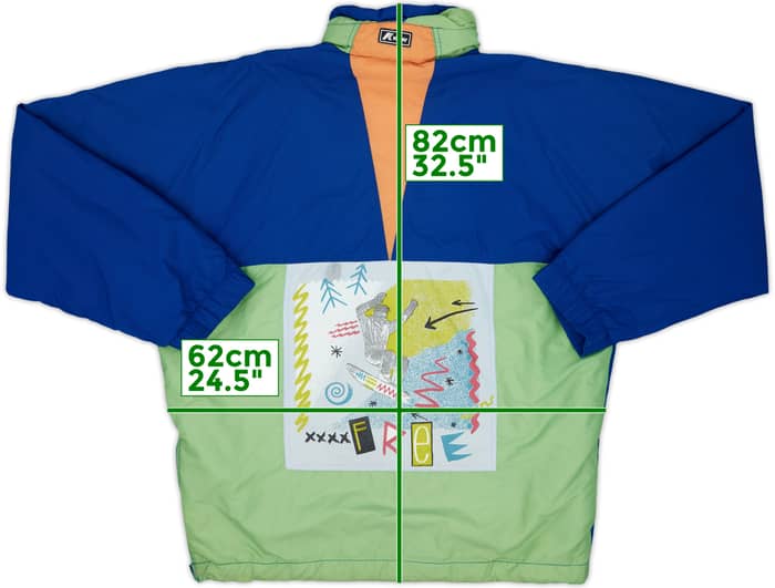 1992 Winter Olympics Hooded 1/4 Zip Rain Jacket - 8/10 - (S)