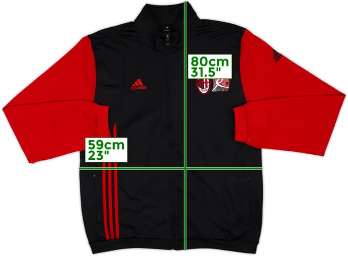 2010-11 AC Milan adidas Track Jacket - 5/10 - (XL)