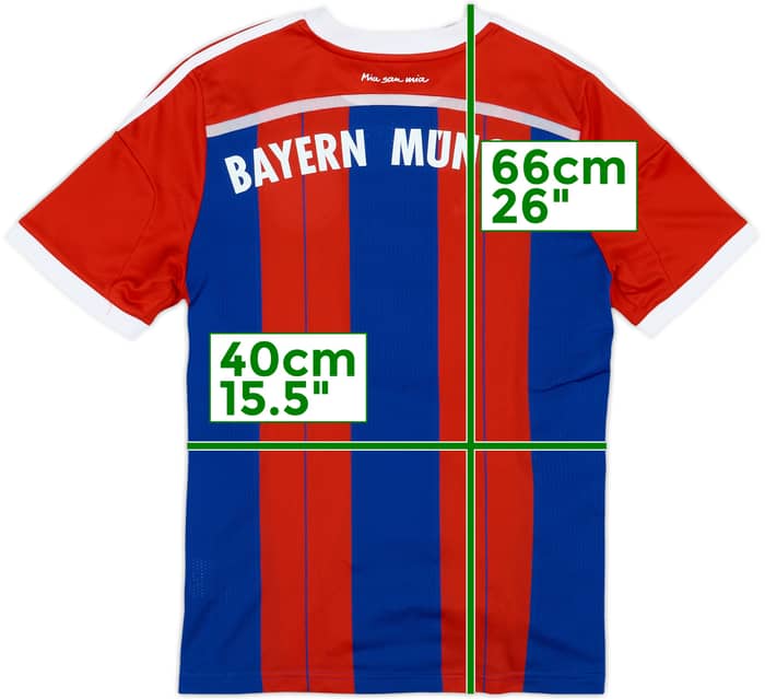 2014-15 Bayern Munich Home Shirt - 5/10 - (L.Boys)