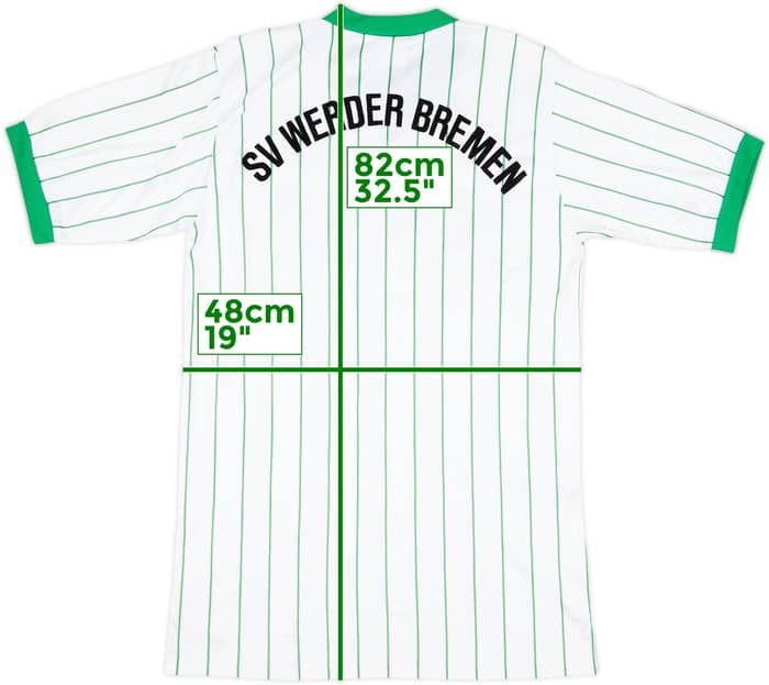 1987-89 Werder Bremen Home Shirt - 9/10 - (XL)