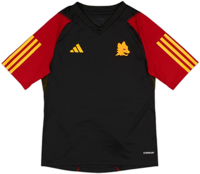 2023-24 Roma adidas Training Shirt - 9/10 - (M.Boys)
