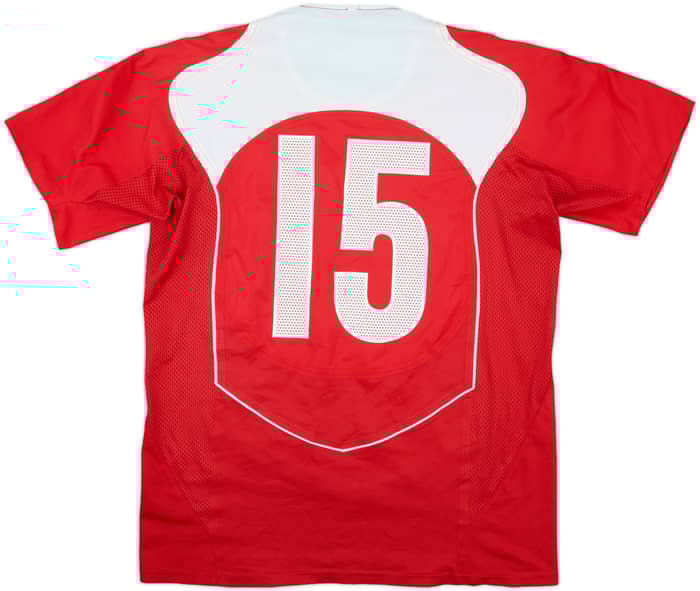 2004-06 Turkey Match Issue Home Shirt #15
