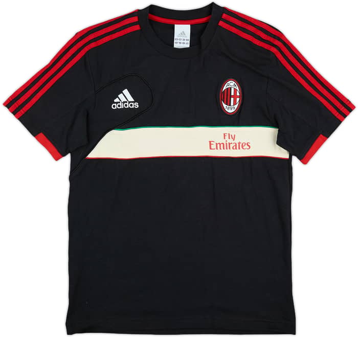 2012-13 AC Milan adidas Cotton Tee - 8/10 - (XL.Boys)