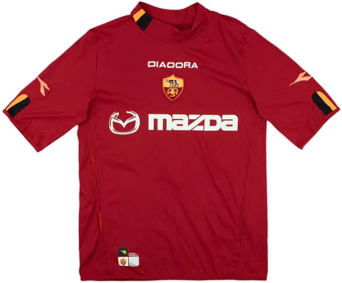 2003-04 Roma Match Issue Home Shirt #7