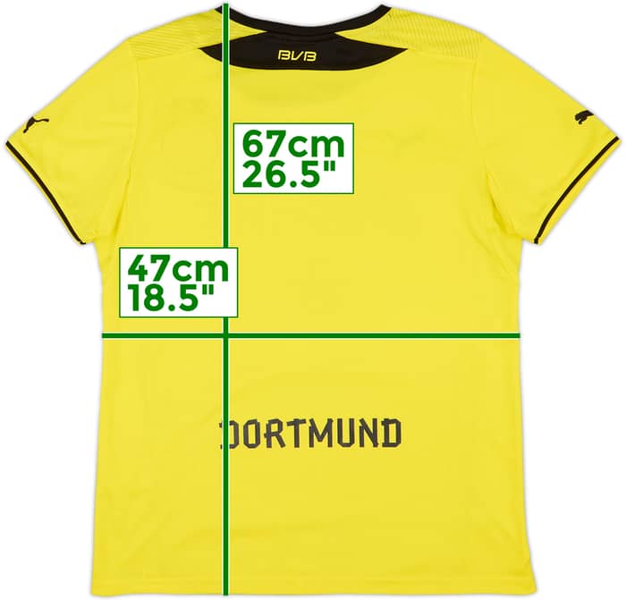 2013-14 Borussia Dortmund Home Shirt - 7/10 - (Women's L)