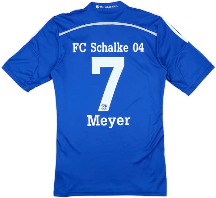 2014-16 Schalke Home Shirt Meyer #7 - 9/10 - (S)