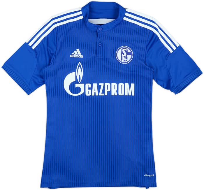 2014-16 Schalke Home Shirt Meyer #7 - 9/10 - (S)