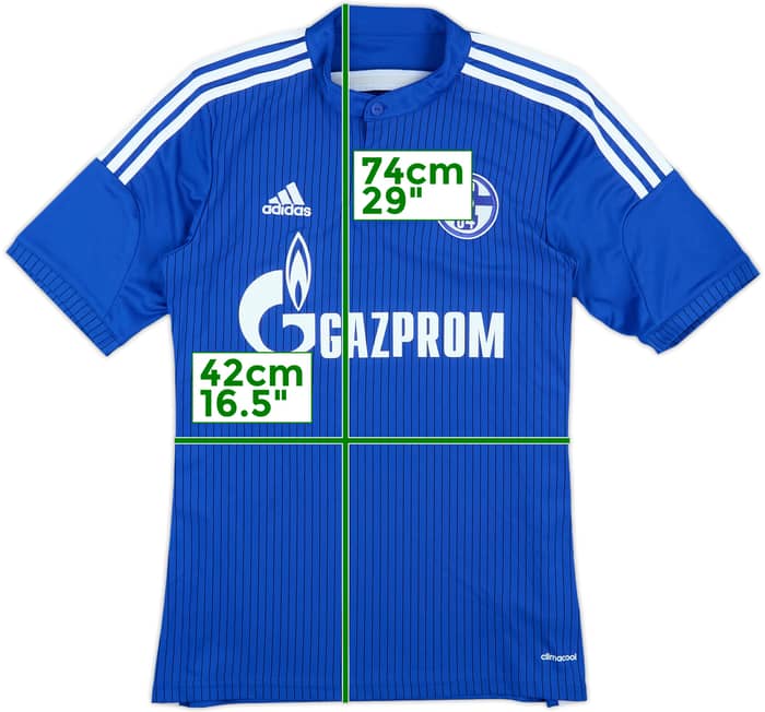 2014-16 Schalke Home Shirt Meyer #7 - 9/10 - (S)