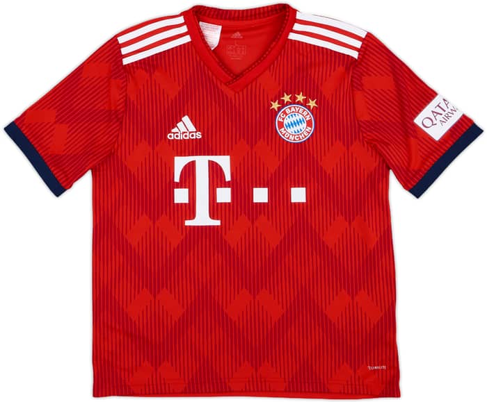 2018-19 Bayern Munich Home Shirt - 9/10 - (L.Boys)
