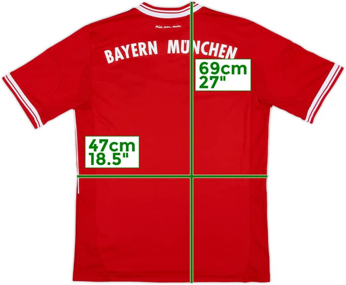 2013-14 Bayern Munich Home Shirt - 9/10 - (XL.Boys)