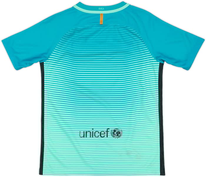 2016-17 Barcelona Third Shirt - 10/10 - (L.Boys)