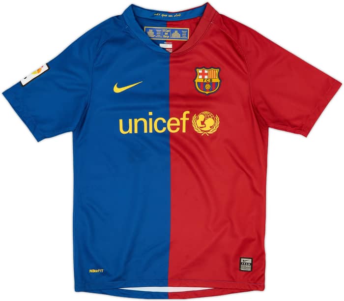 2008-09 Barcelona Home Shirt - 6/10 - (M.Boys)