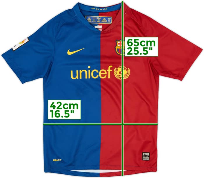 2008-09 Barcelona Home Shirt - 6/10 - (M.Boys)