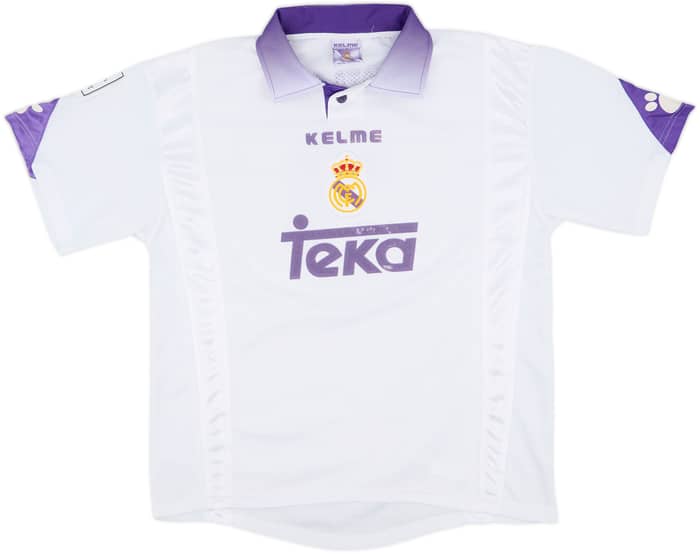 1997-98 Real Madrid Home Shirt Roberto Carlos #3 - 6/10 - (L)