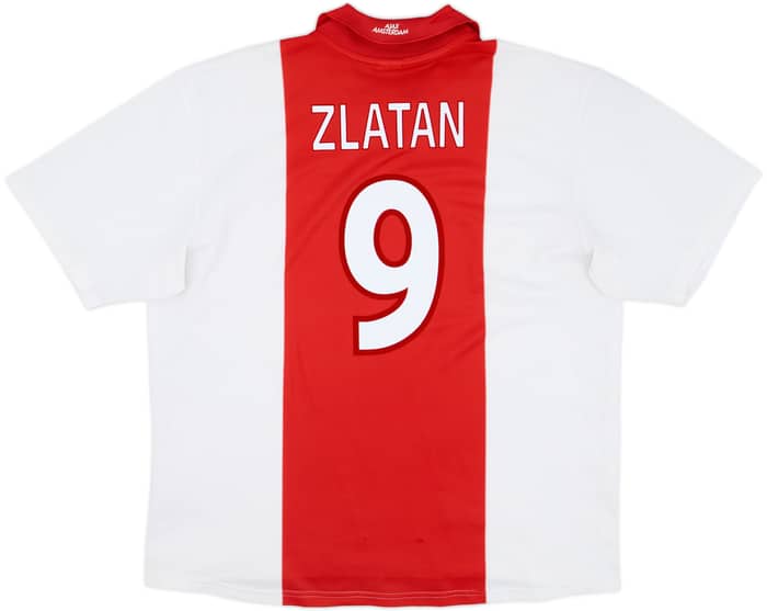 2001-02 Ajax Home Shirt Zlatan #9 - 7/10 - (XXL)