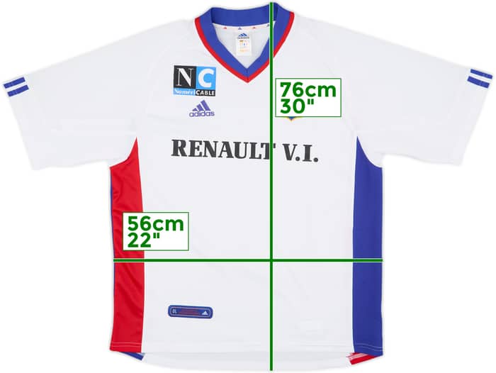 2001-02 Lyon Home Shirt - 7/10 - (L)