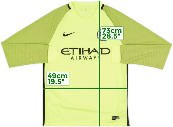 2016-17 Manchester City GK Shirt - 8/10 - (M)