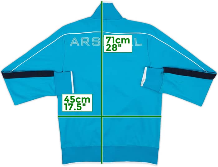 2011-12 Arsenal Nike N98 Track Jacket - 5/10 - (S)