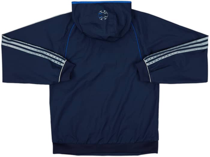 2006-07 Chelsea adidas 1/4 Zip Hooded Top - 5/10 - (S)