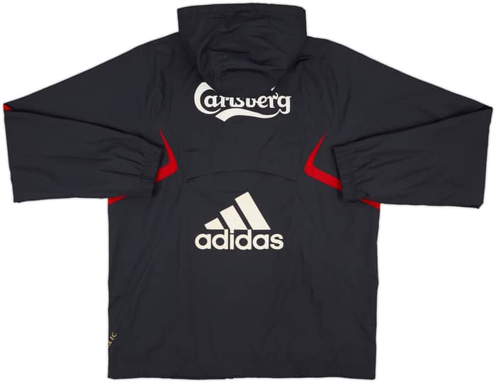 2009-10 Liverpool adidas Hooded Rain Jacket - 6/10 - (M)