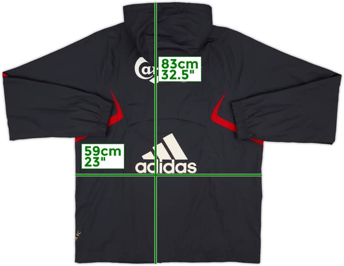 2009-10 Liverpool adidas Hooded Rain Jacket - 6/10 - (M)