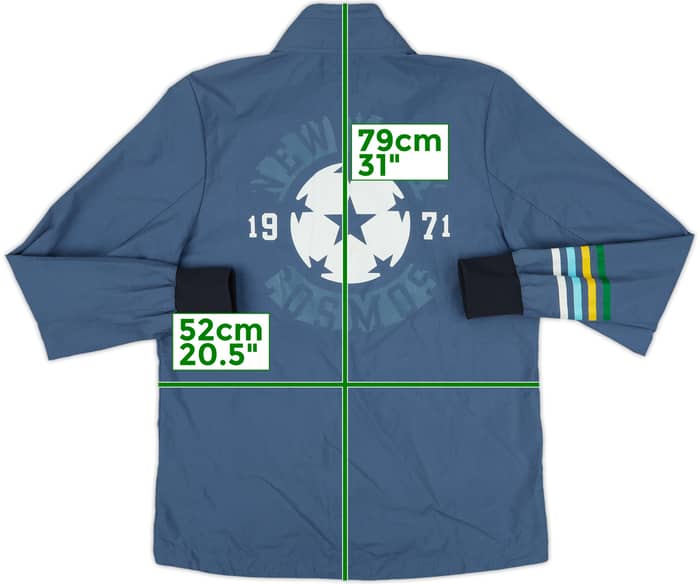 2012-13 New York Cosmos Umbro Track Jacket - 6/10 - (L)