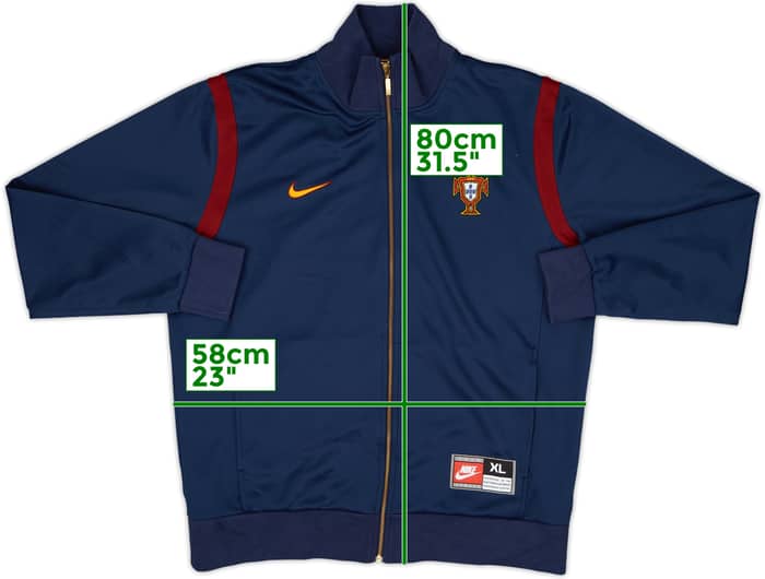 2008-09 Portugal 1998 Retro Nike Track Jacket - 8/10 - (XL)
