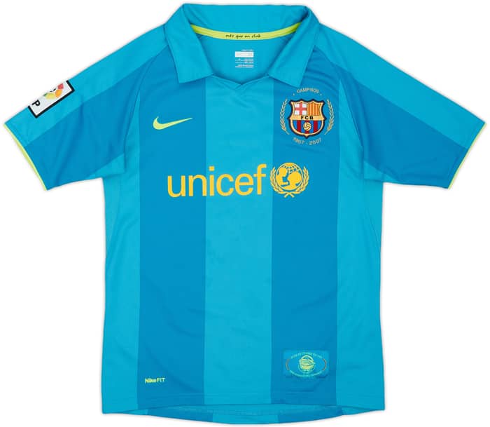 2007-09 Barcelona Away Shirt - 7/10 - (M.Boys)
