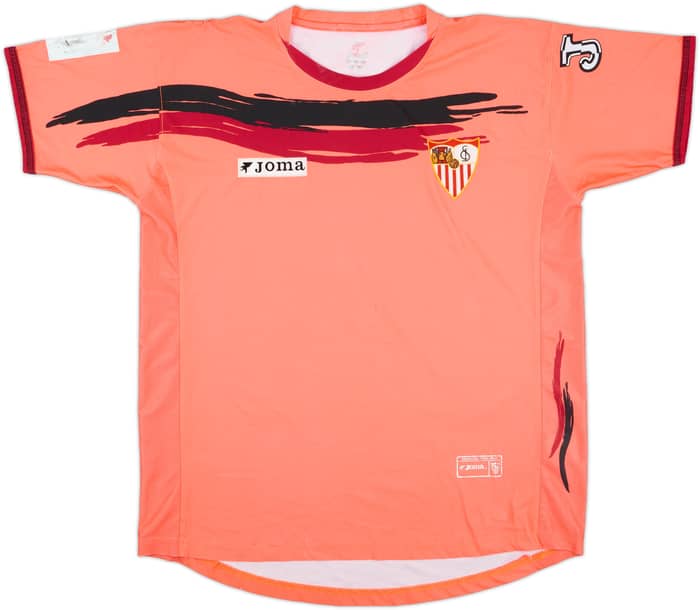 2006-07 Sevilla Match Issue Away Shirt #10