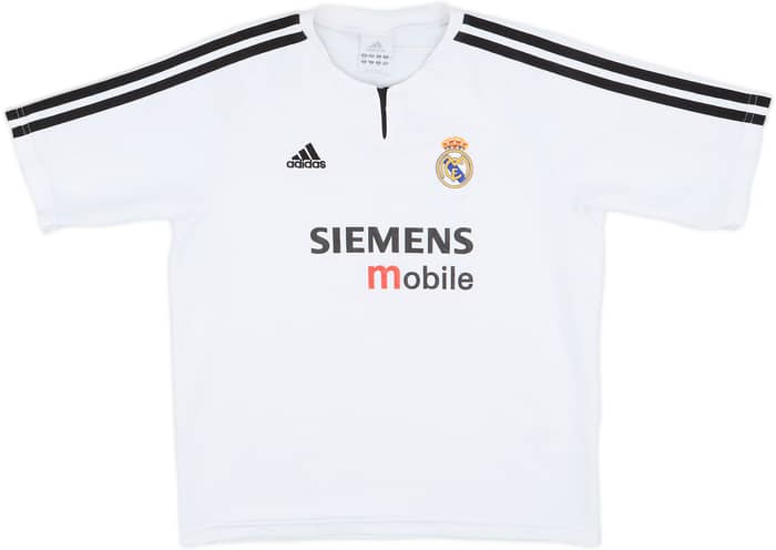 2003-04 Real Madrid Home Shirt - 8/10 - (L.Boys)