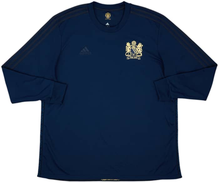 2018-19 Manchester United adidas Retro 1968 Sweat Top - 10/10 - (XXL)