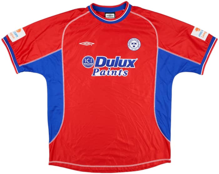 2002-03 Shelbourne Match Issue Home Shirt #11