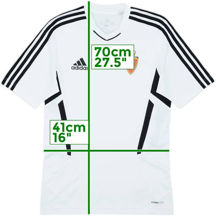 2010-11 Real Zaragoza adidas Training Shirt - 6/10 - (XS)