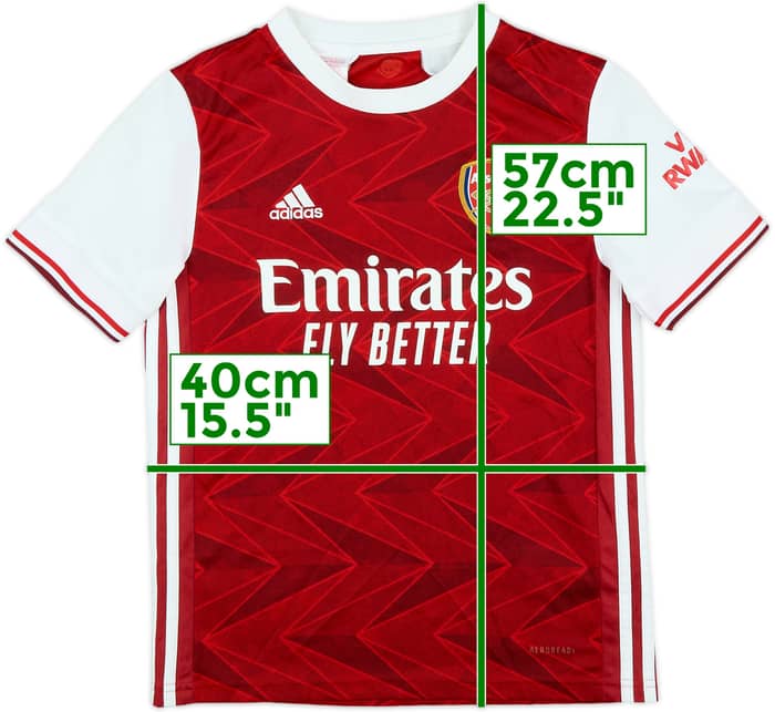 2020-21 Arsenal Home Shirt - 7/10 - (M.Boys)