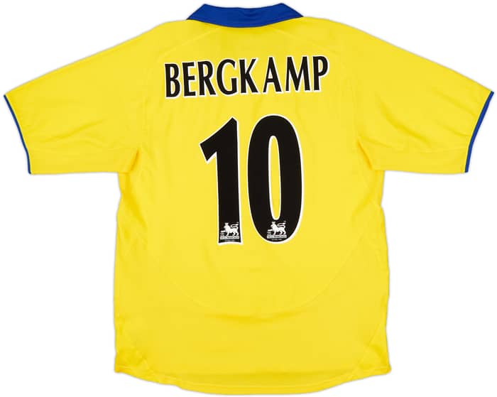 公式の店舗 2003-05 Arsenal Away Shirt Bergkamp #10 - 9/10 - (M) ウェア