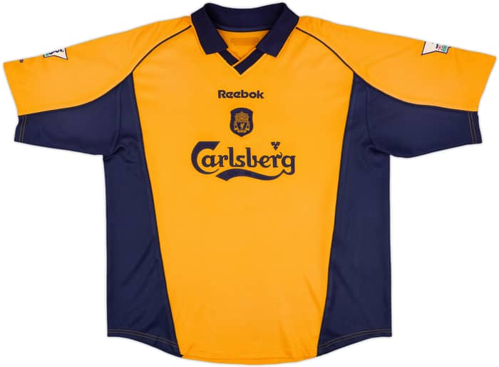 2000-02 Liverpool Away Shirt Heskey #8 - 5/10 - (XL)
