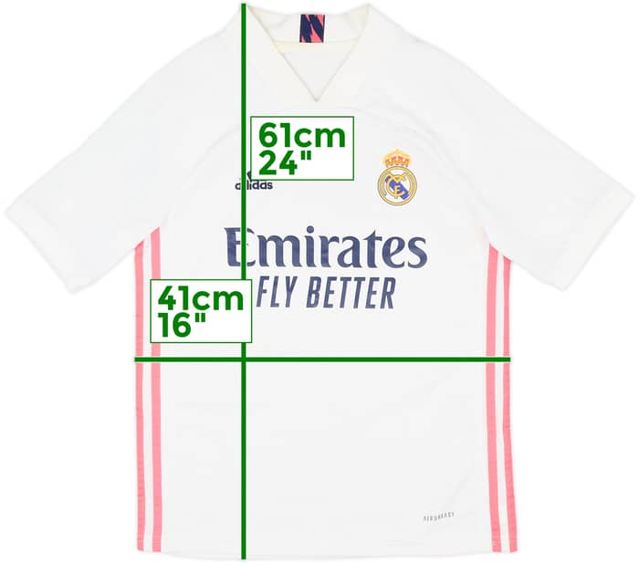 2020-21 Real Madrid Home Shirt - 7/10 - (L.Boys)