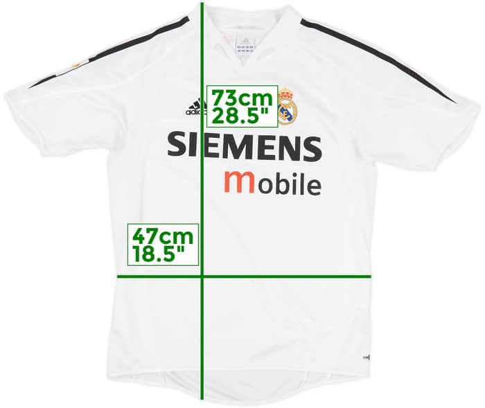 2004-05 Real Madrid Home Shirt - 8/10 - (XL.Boys)
