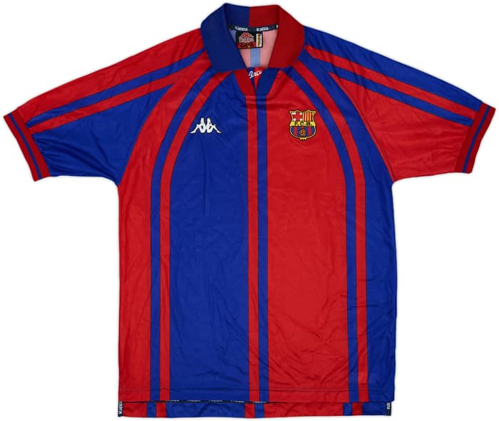1997-98 Barcelona European Home Shirt - 9/10 - (L)
