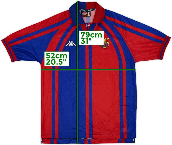 1997-98 Barcelona European Home Shirt - 9/10 - (L)